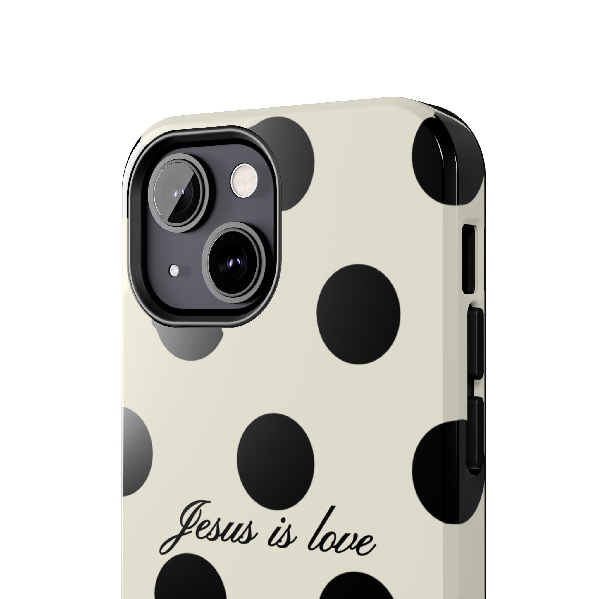 Jesus is love - poka dot