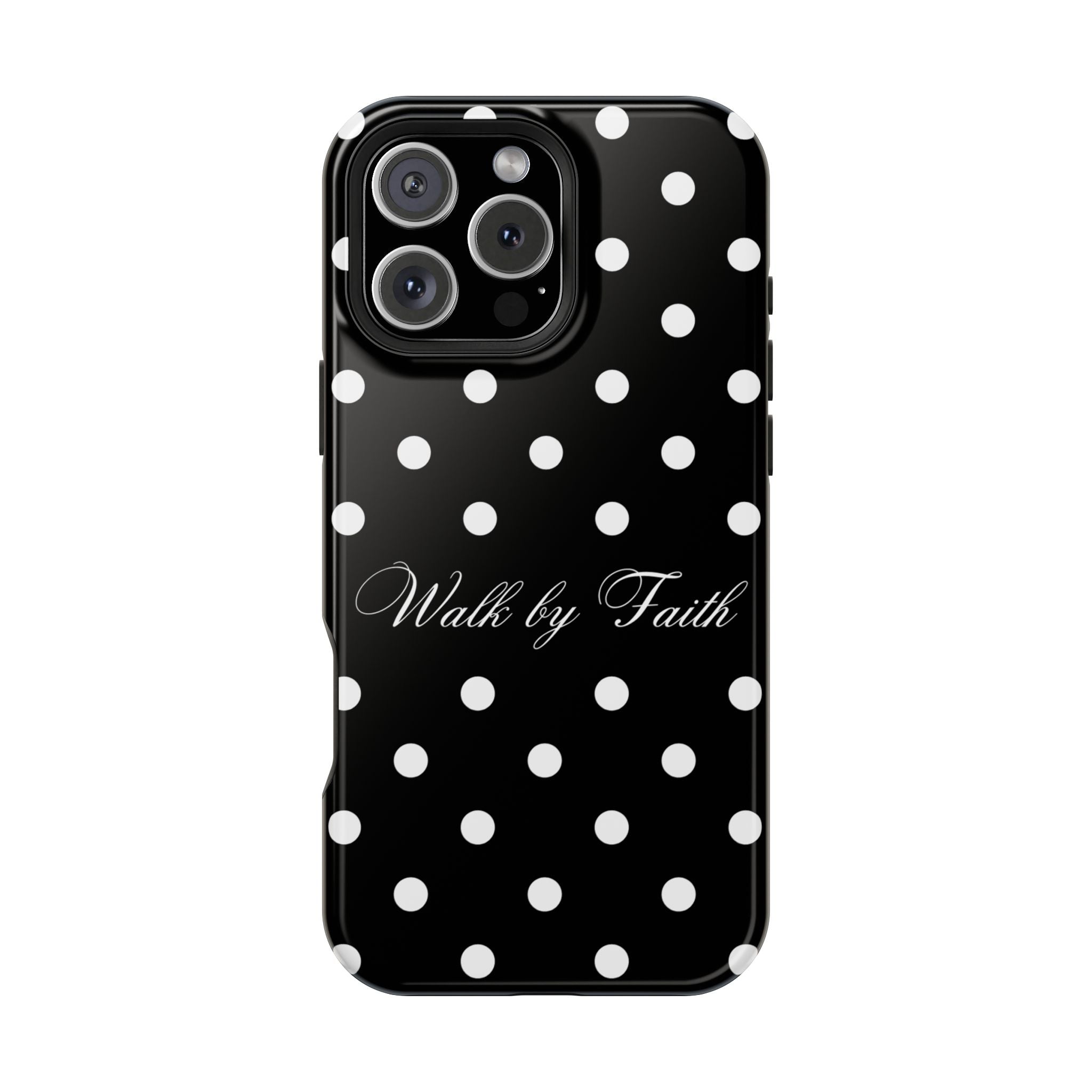 Walk by Faith in Black Magsafe