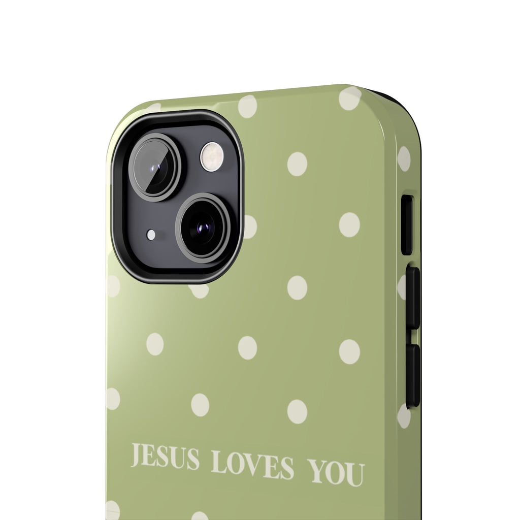 Jesus loves you - greenie