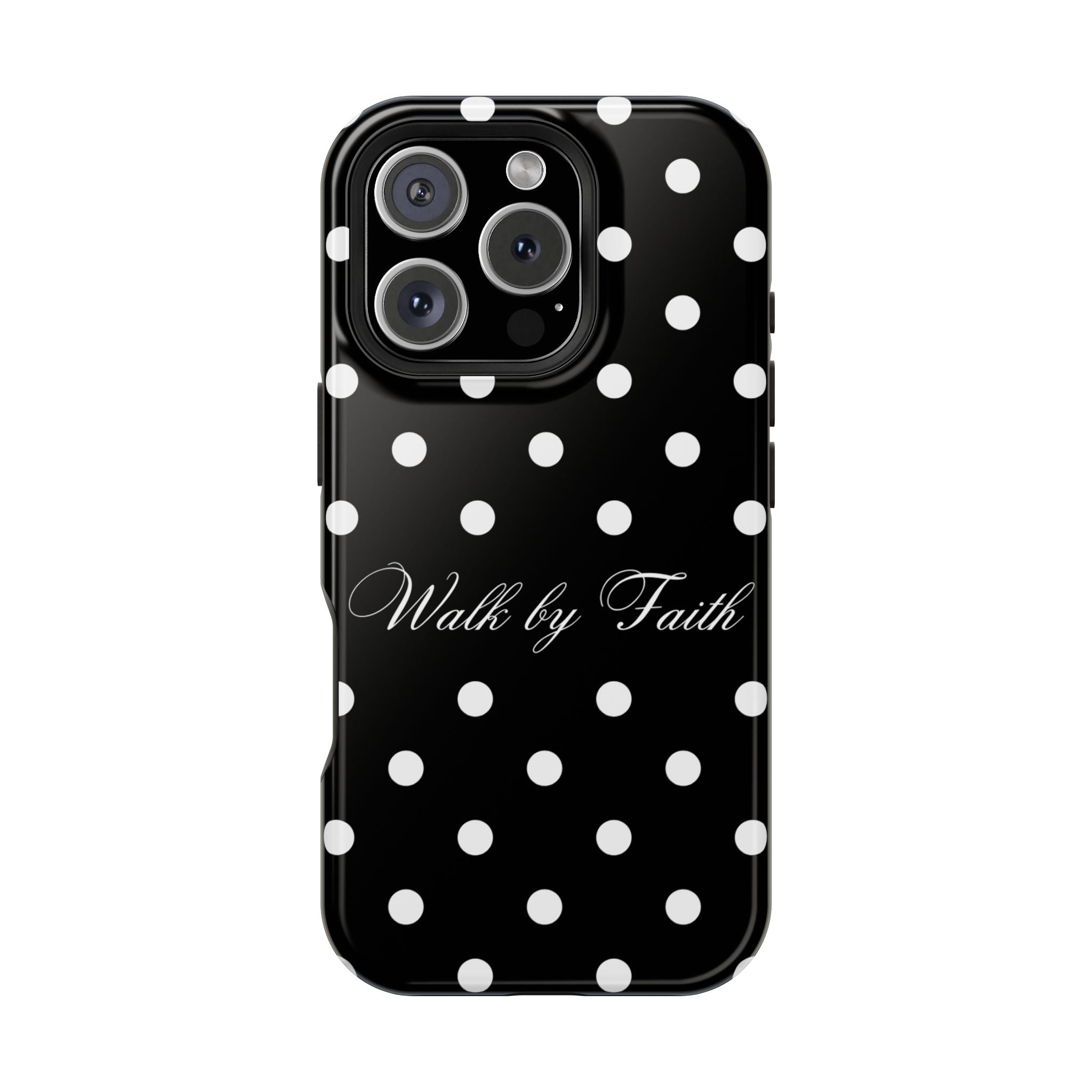 Walk by Faith in Black Magsafe