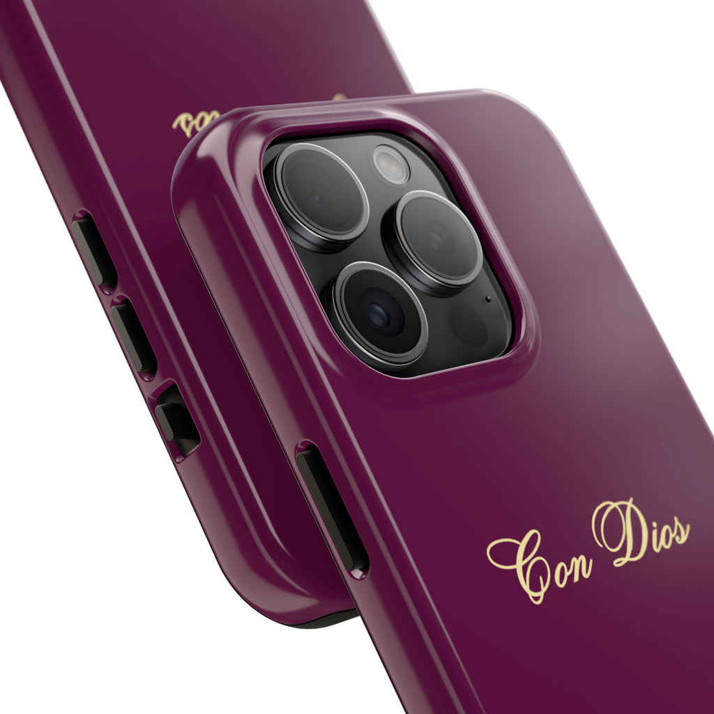 Con Dios in Plum