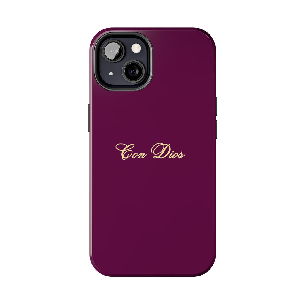 Con Dios in Plum