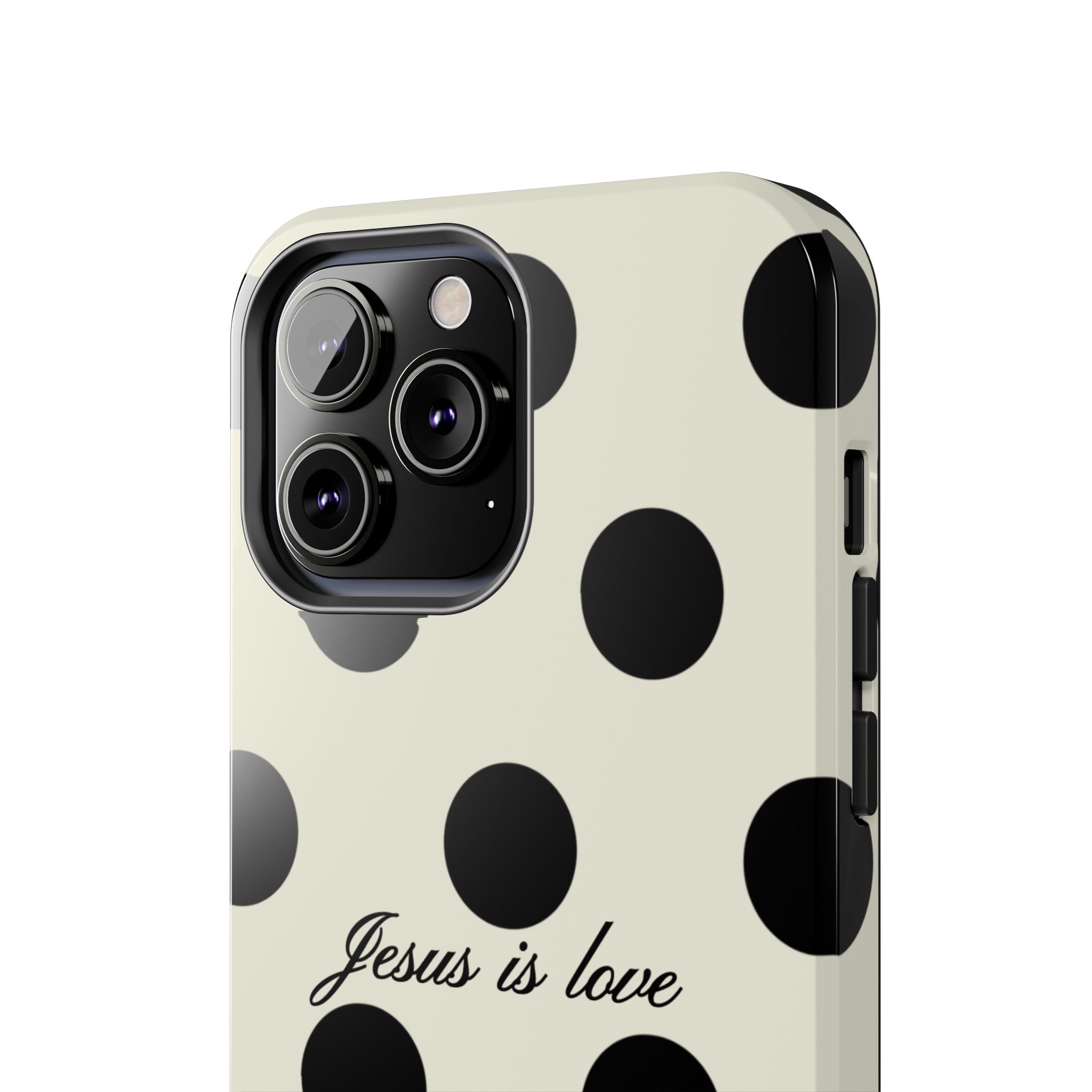 Jesus is love - poka dot