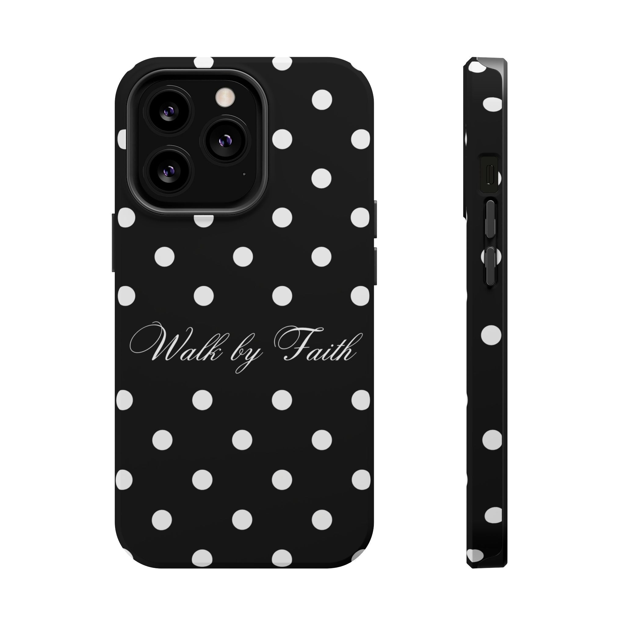 Walk by Faith in Black Magsafe