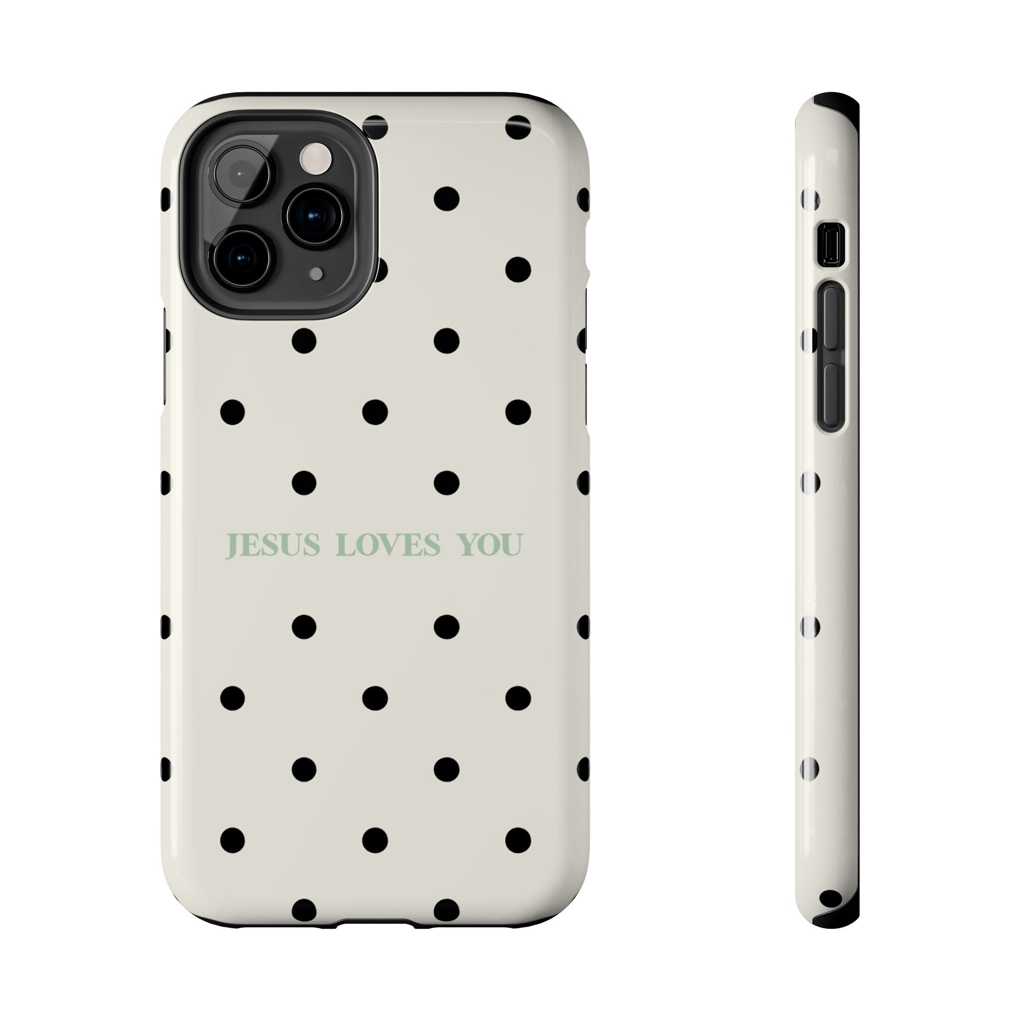 Jesus loves you - poka dots