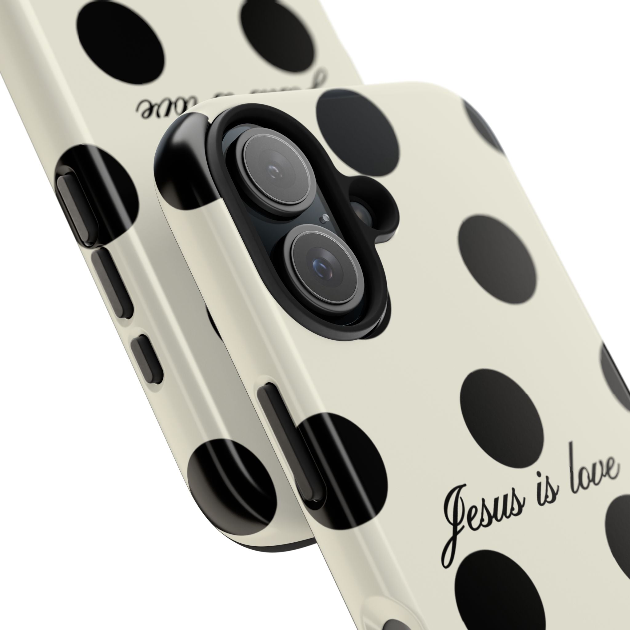 Jesus is love - poka dot