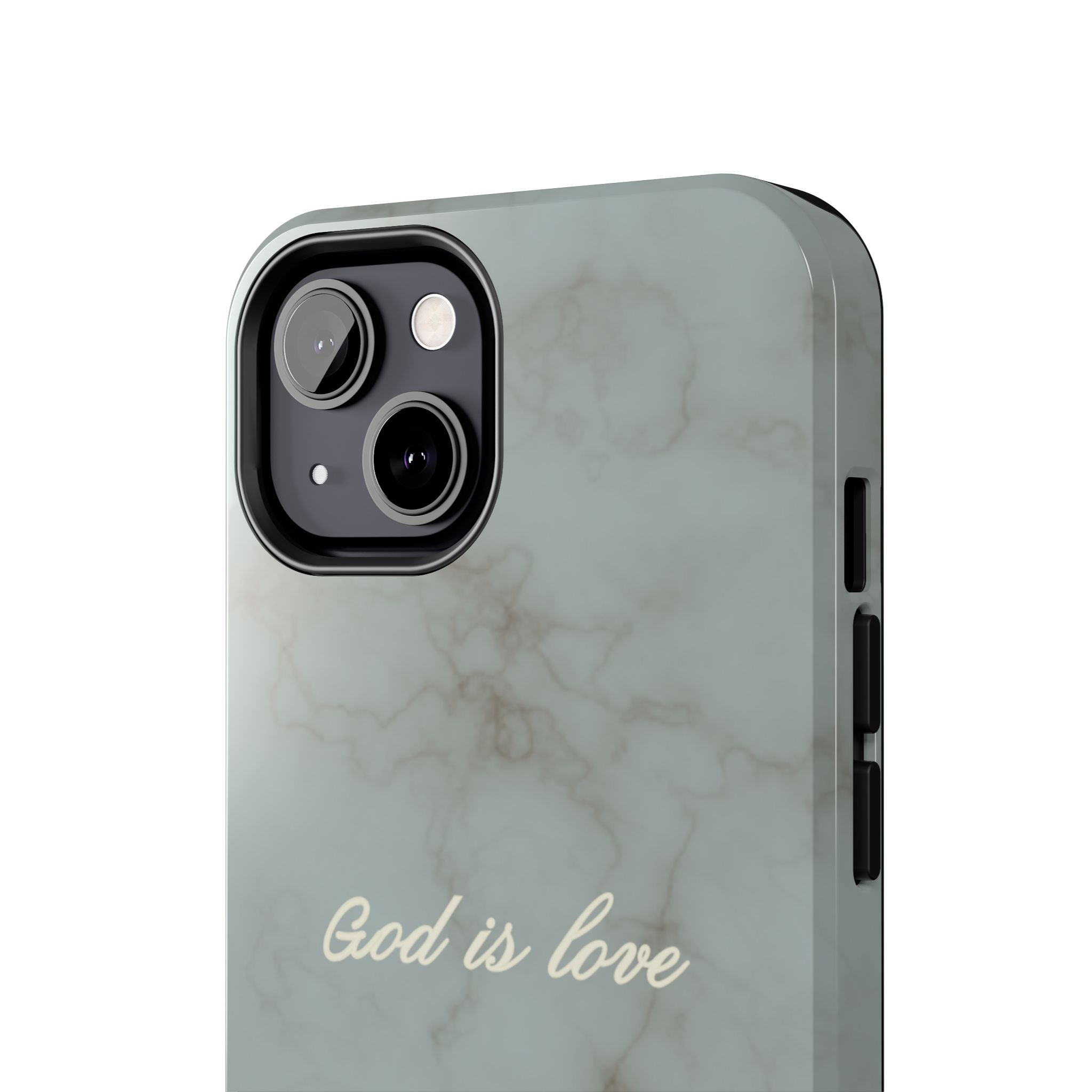 God is love - blue marble