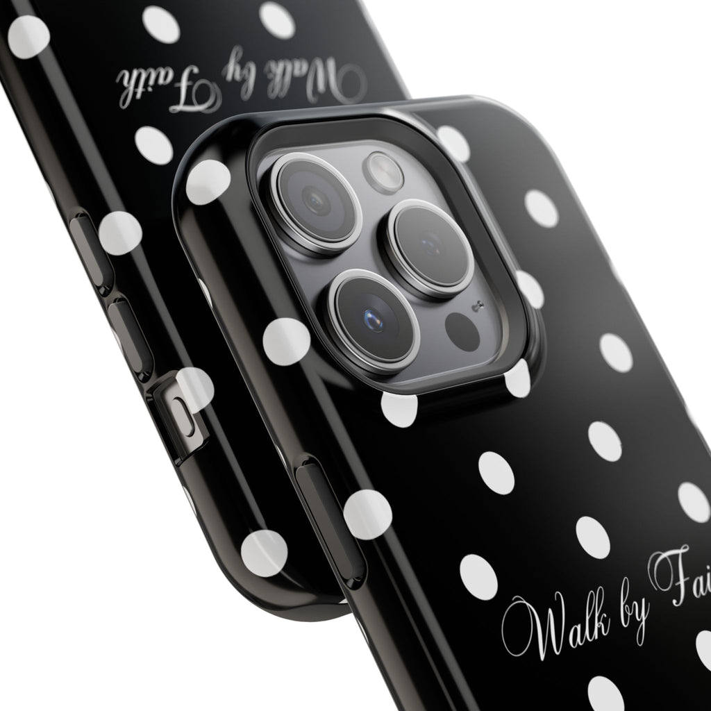 Walk by Faith in Black Magsafe