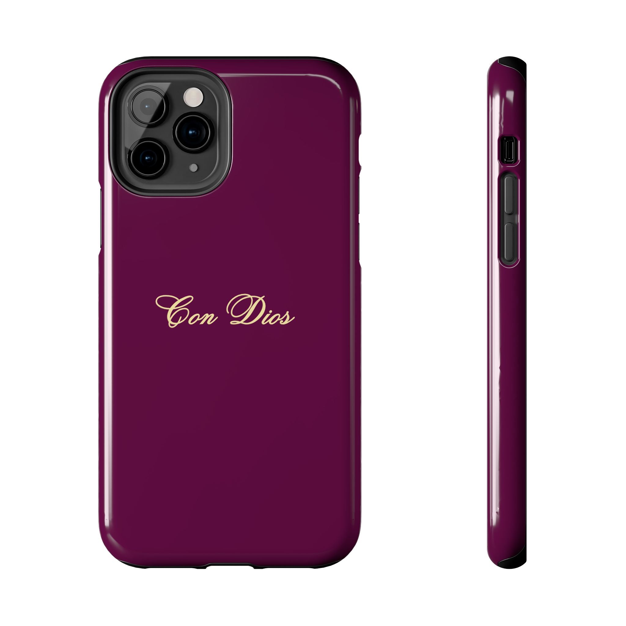 Con Dios in Plum