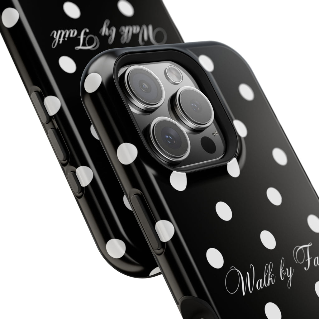 Walk by Faith in Black Magsafe