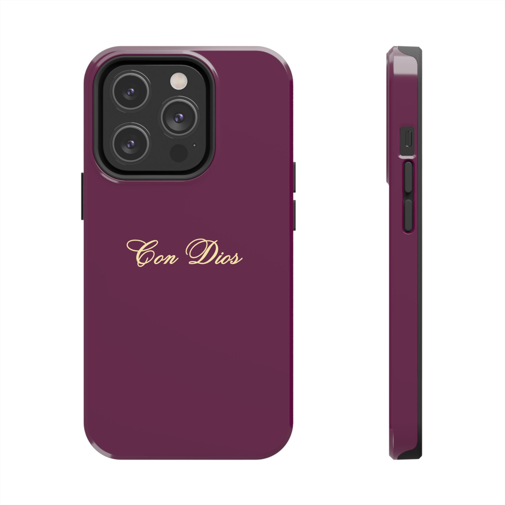 Con Dios in Plum