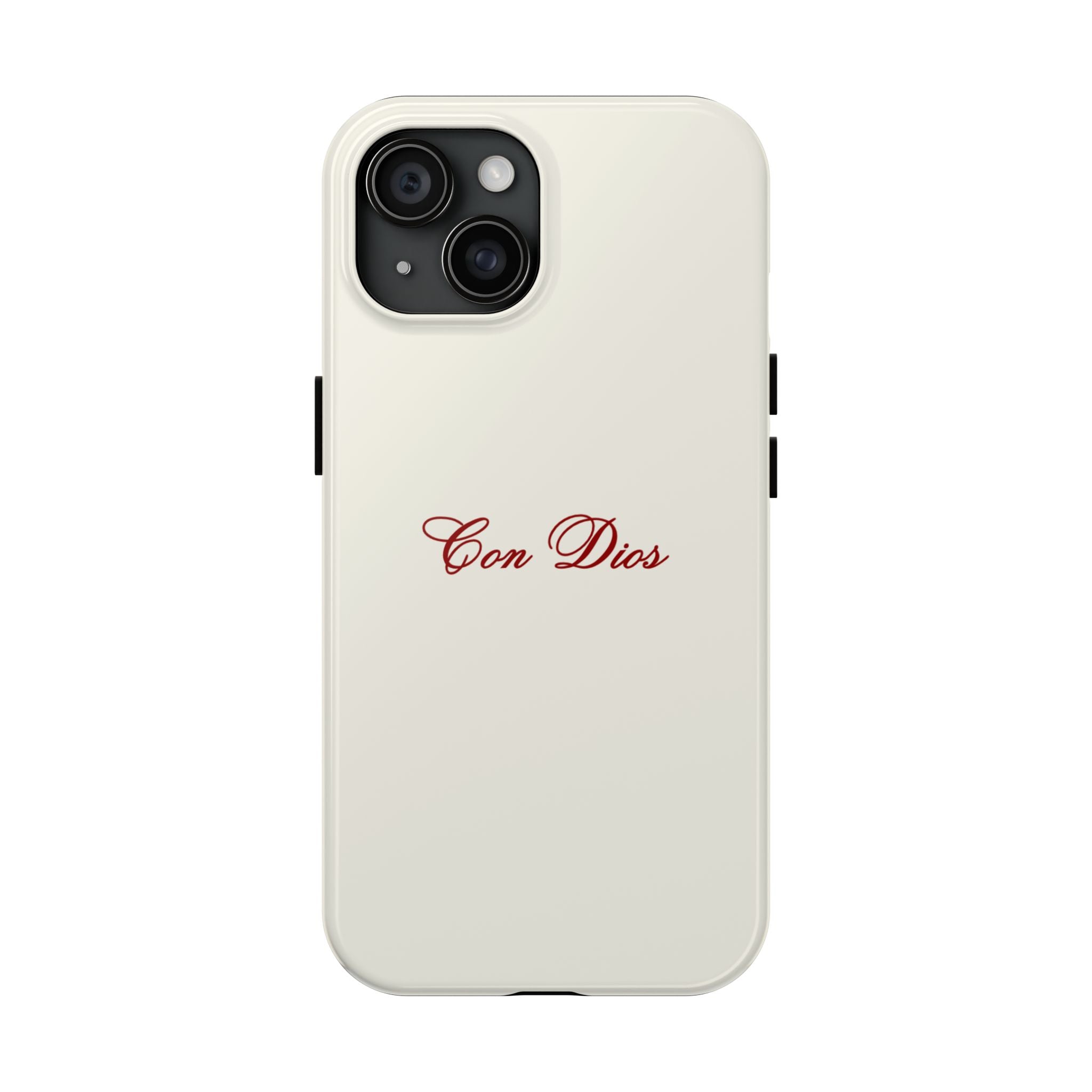 Con Dios in Creamy Red