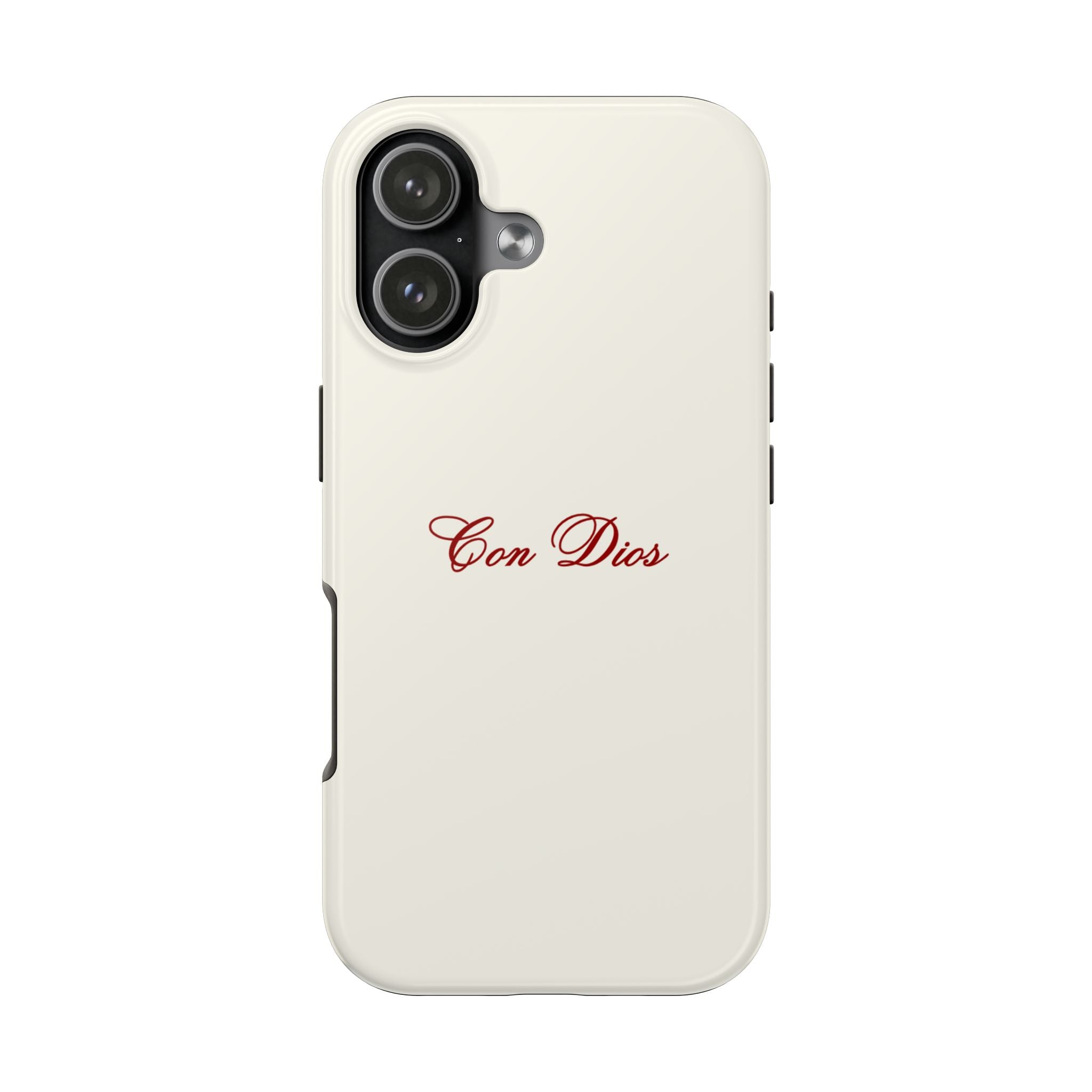 Con Dios in Creamy Red