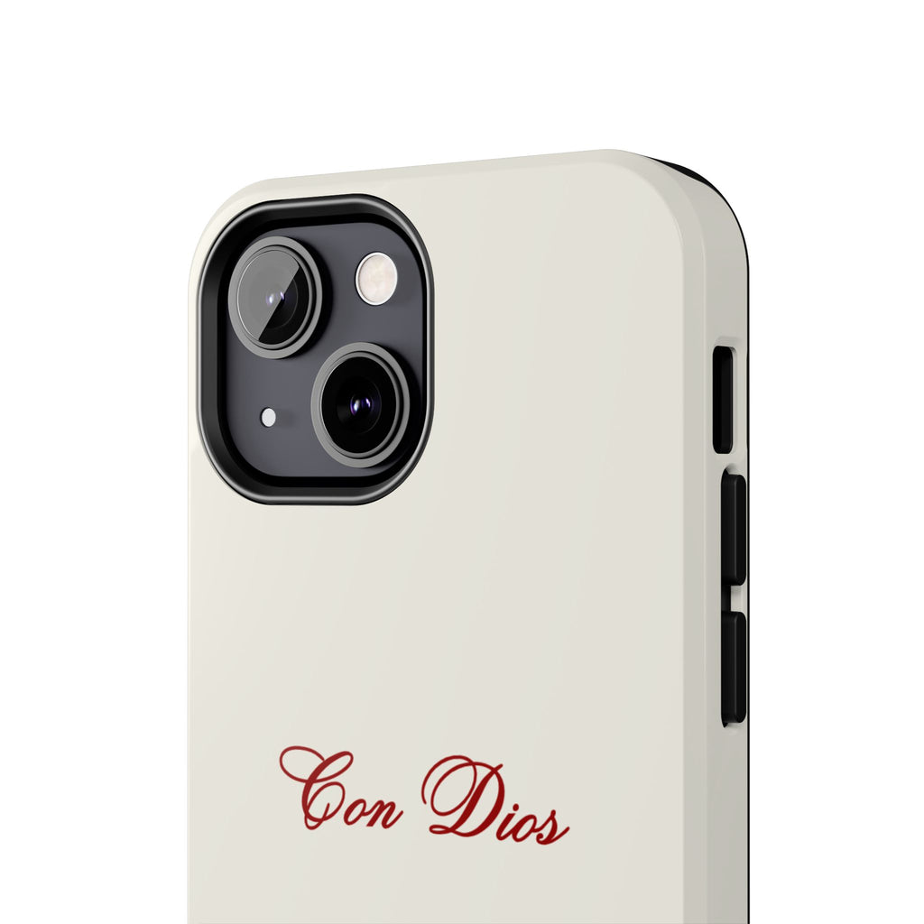 Con Dios in Creamy Red