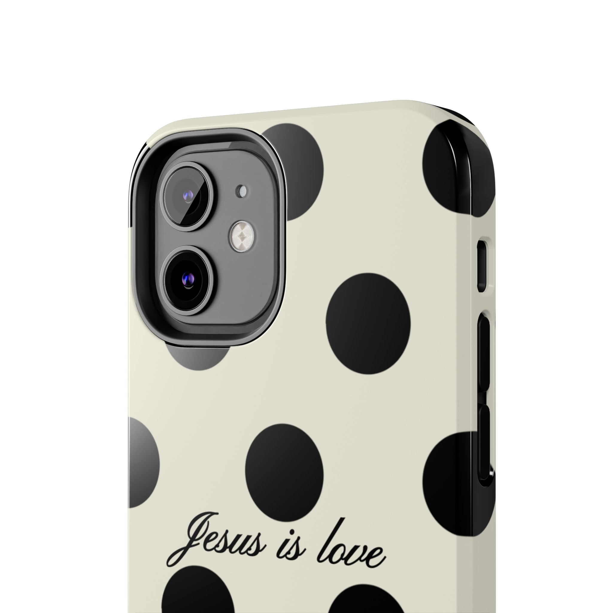 Jesus is love - poka dot