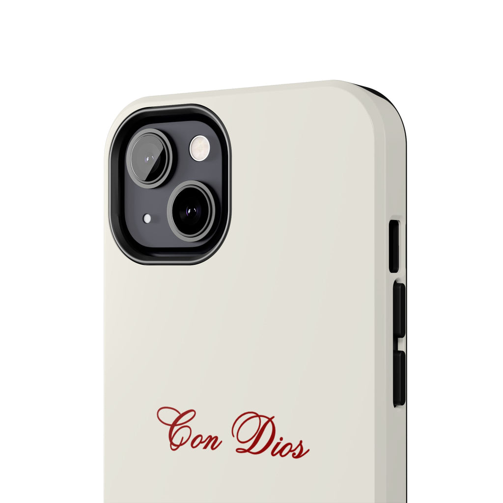 Con Dios in Creamy Red
