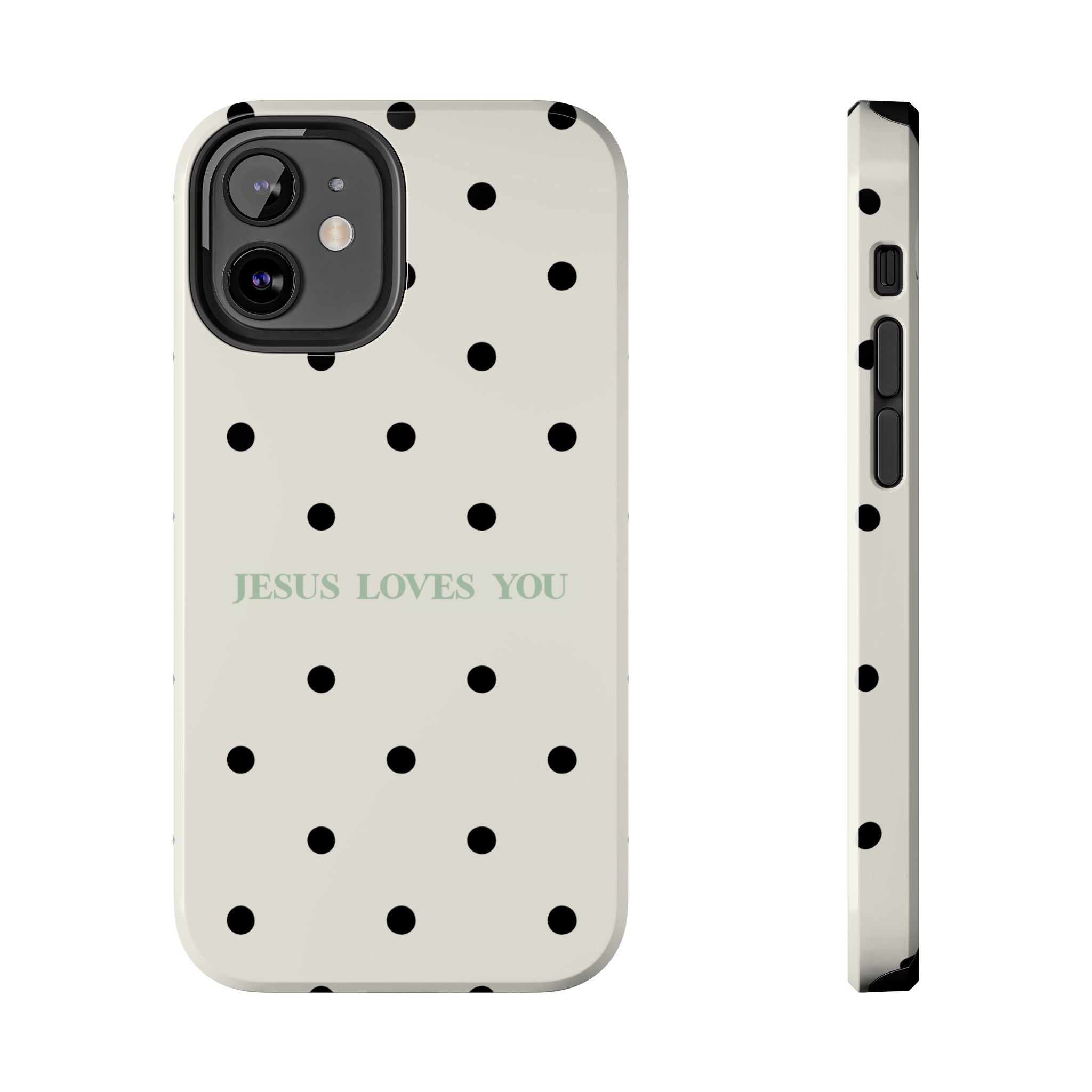 Jesus loves you - poka dots