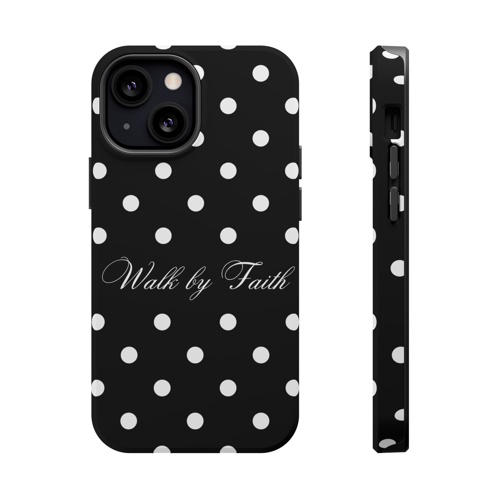 Walk by Faith in Black Magsafe