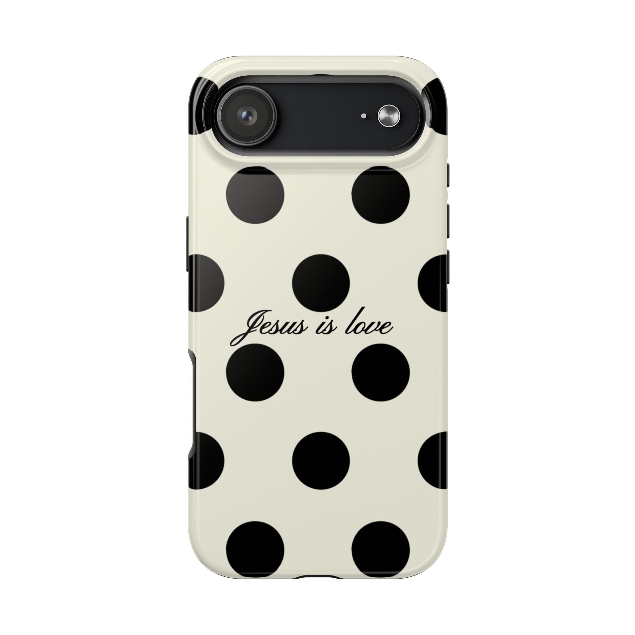 Jesus is love - poka dot