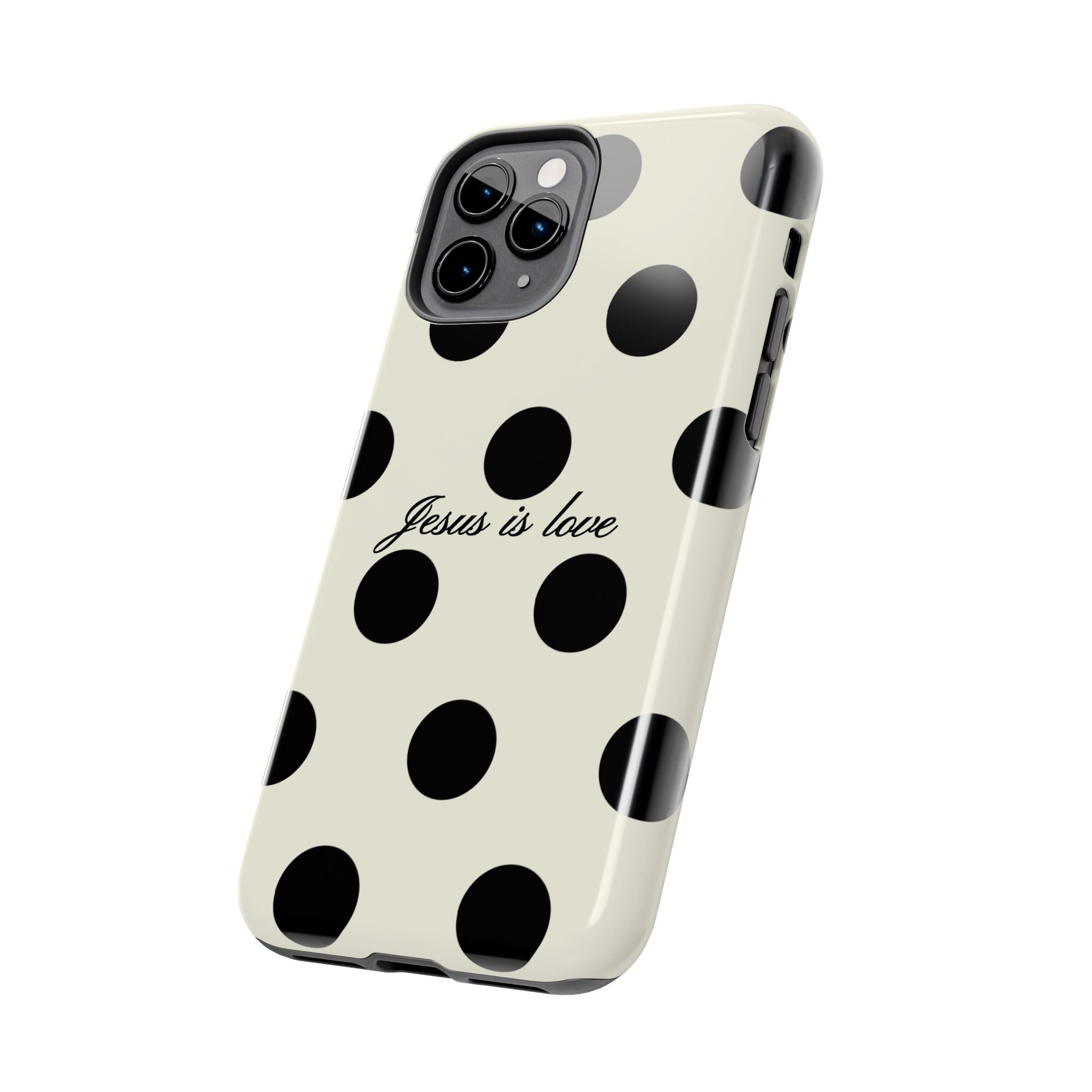Jesus is love - poka dot