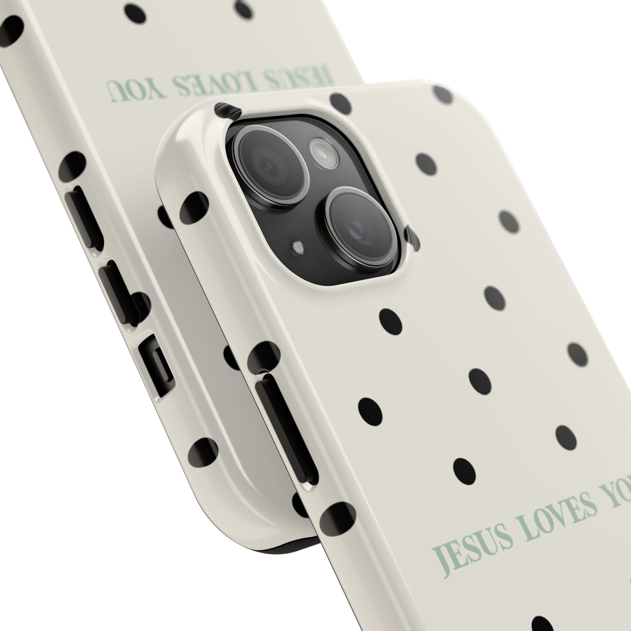 Jesus loves you - poka dots