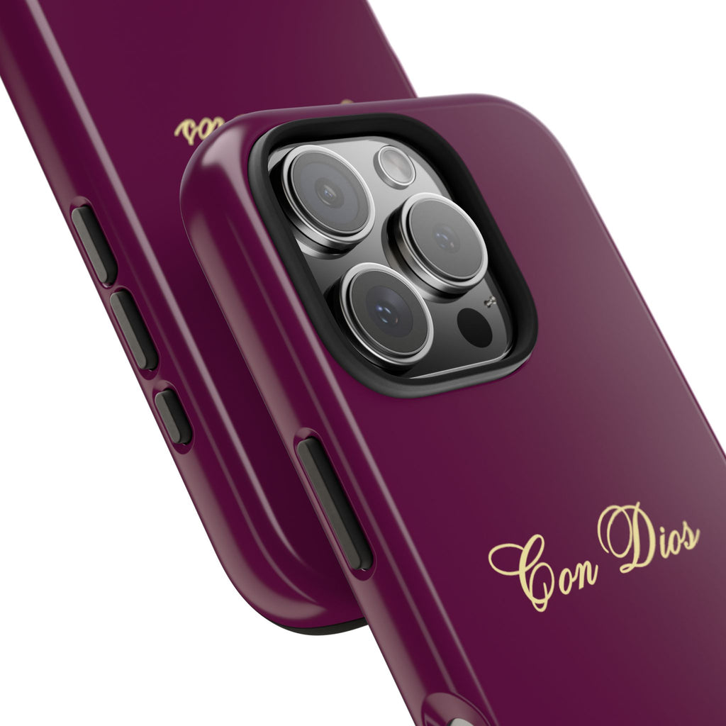 Con Dios in Plum