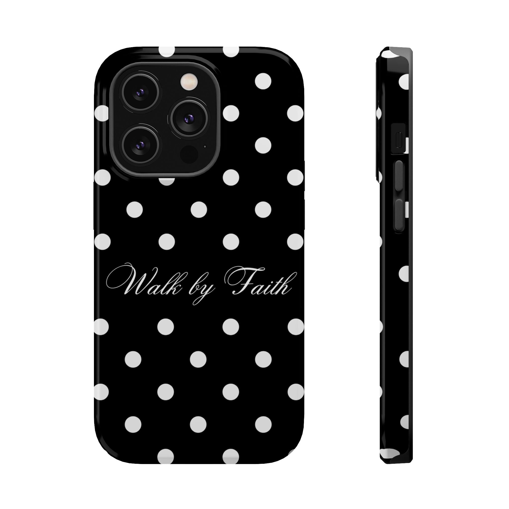 Walk by Faith in Black Magsafe