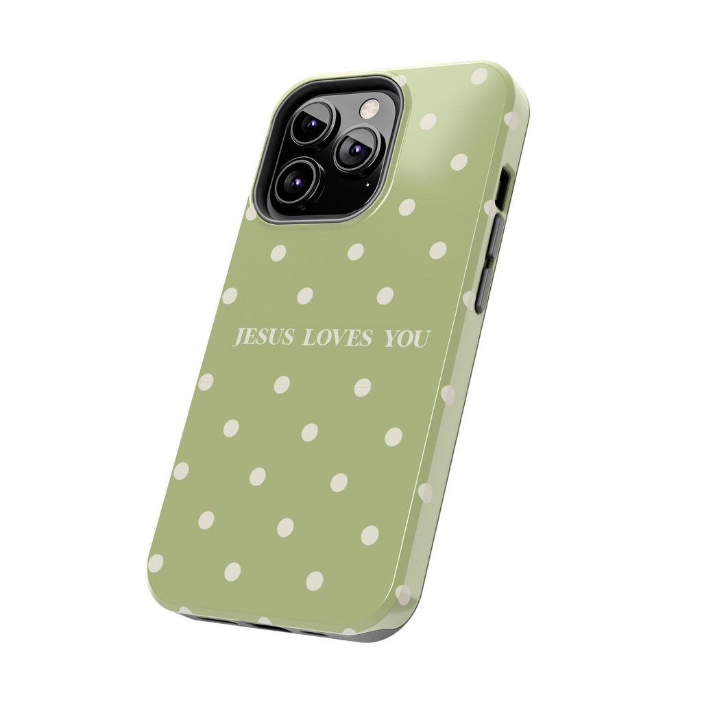 Jesus loves you - greenie