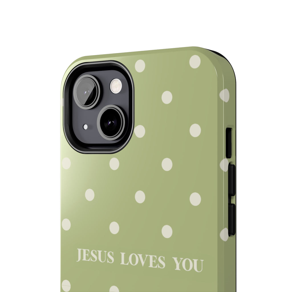 Jesus loves you - greenie