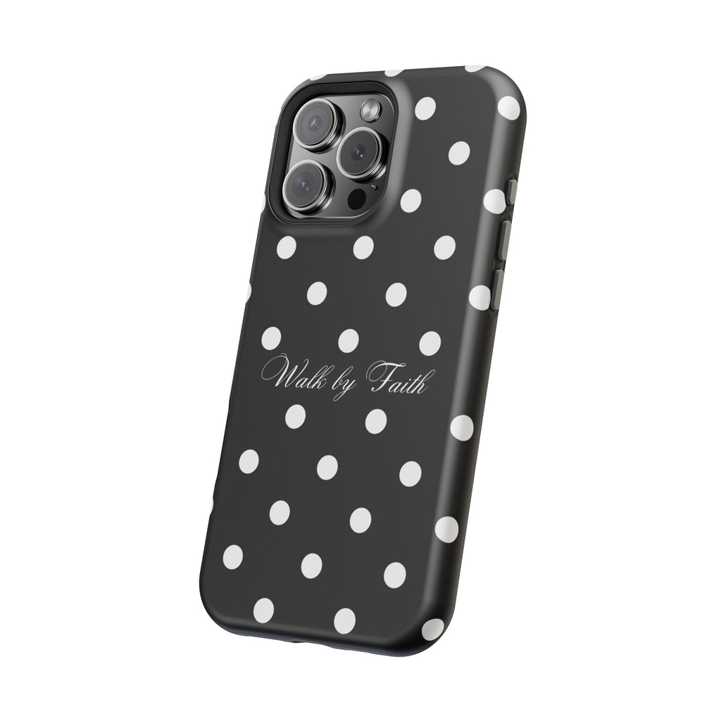 Walk by Faith in Black Magsafe