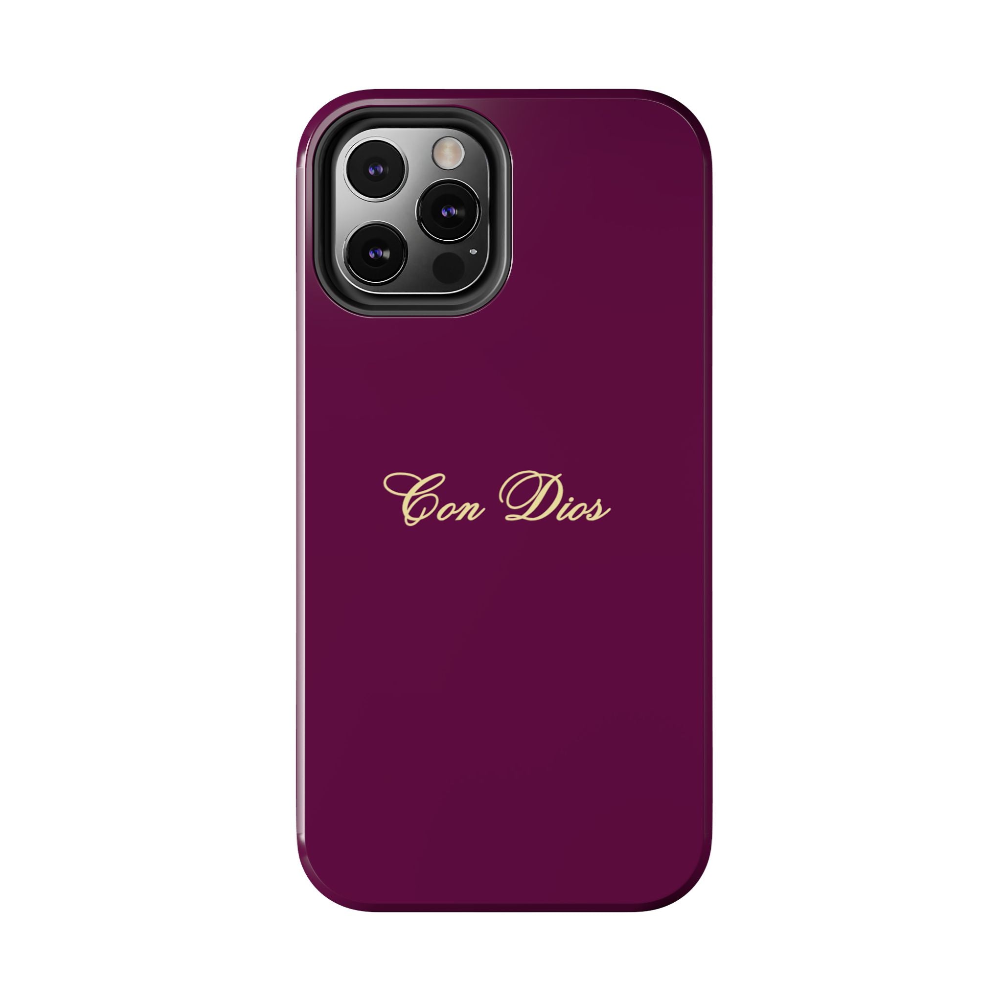 Con Dios in Plum