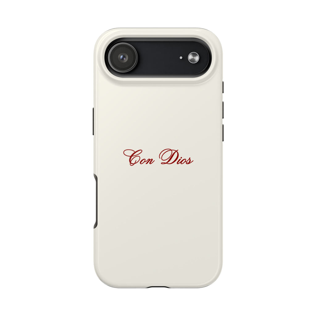 Con Dios in Creamy Red