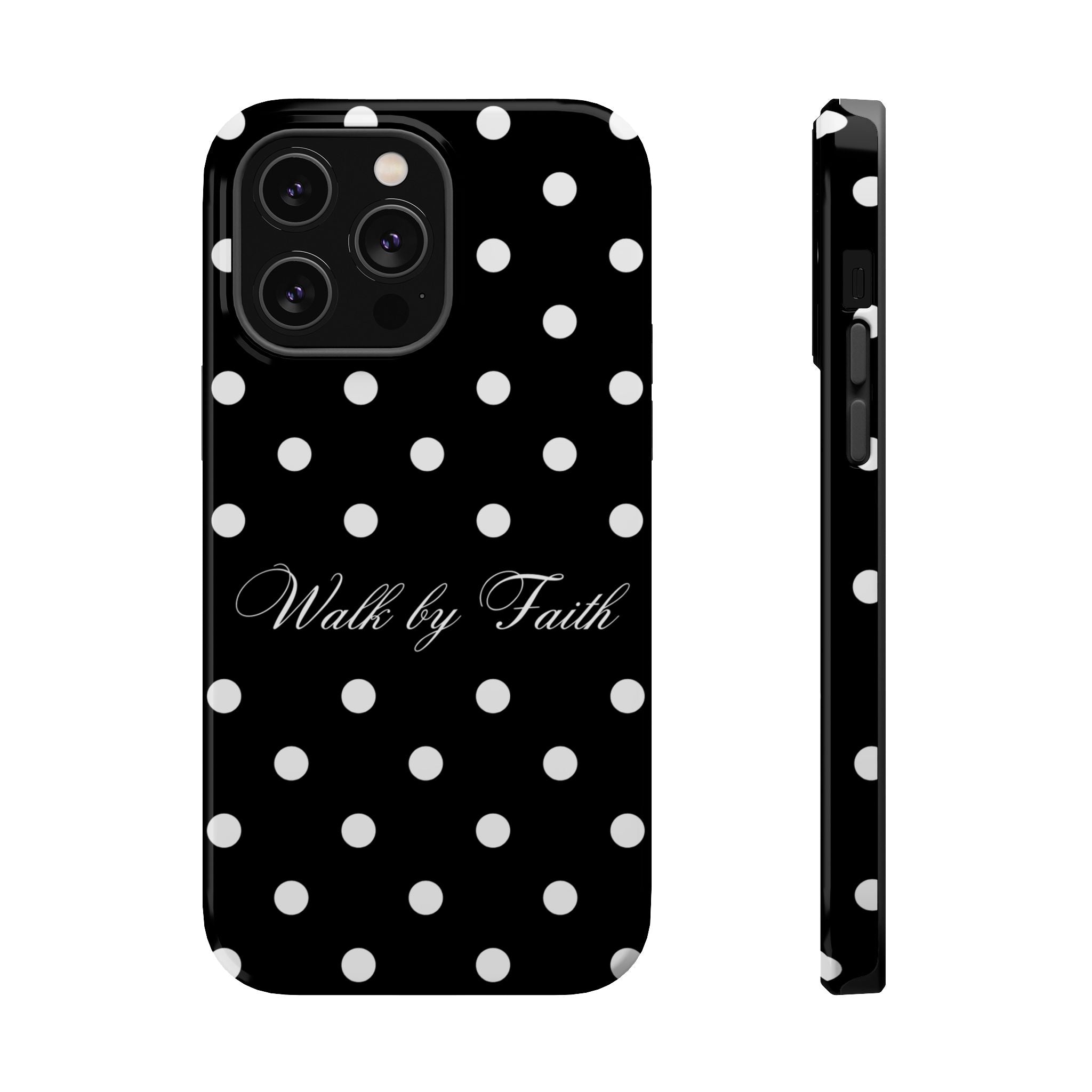 Walk by Faith in Black Magsafe