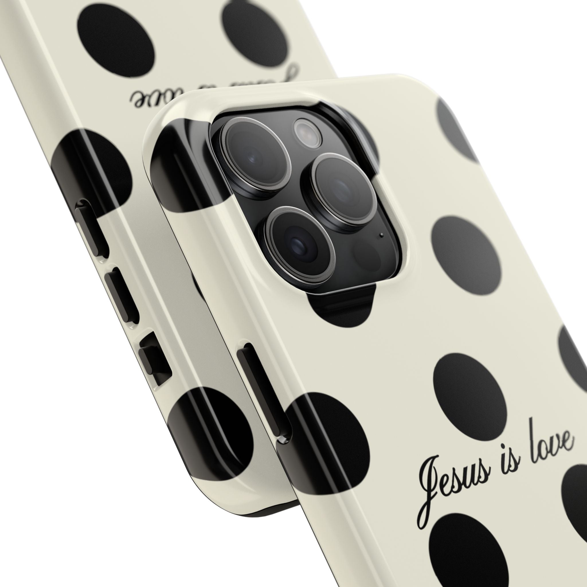 Jesus is love - poka dot