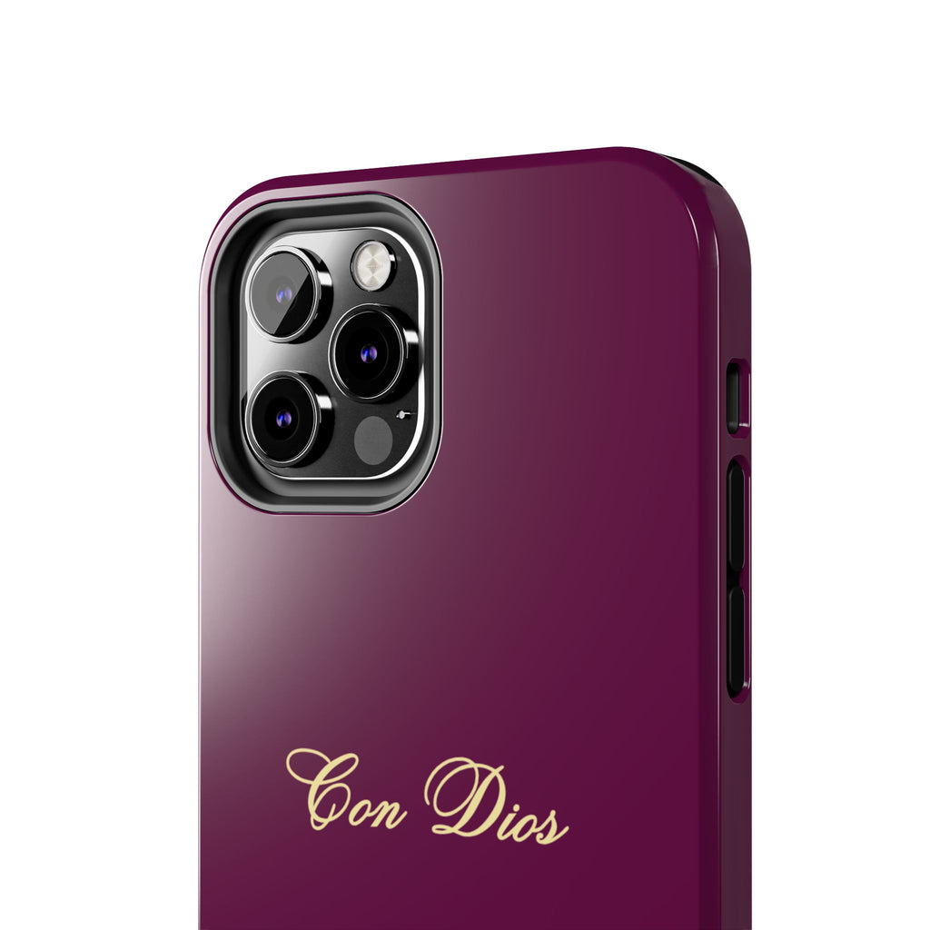 Con Dios in Plum