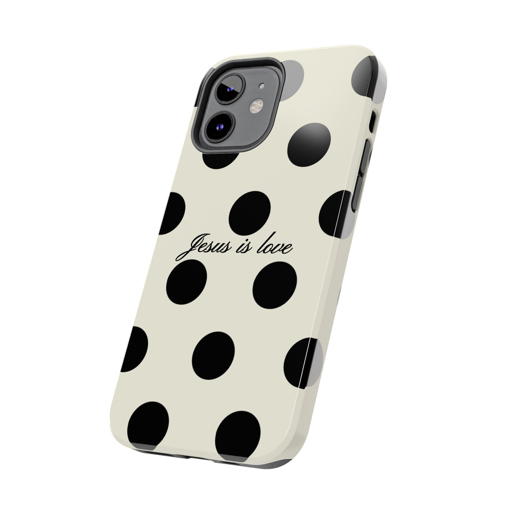 Jesus is love - poka dot