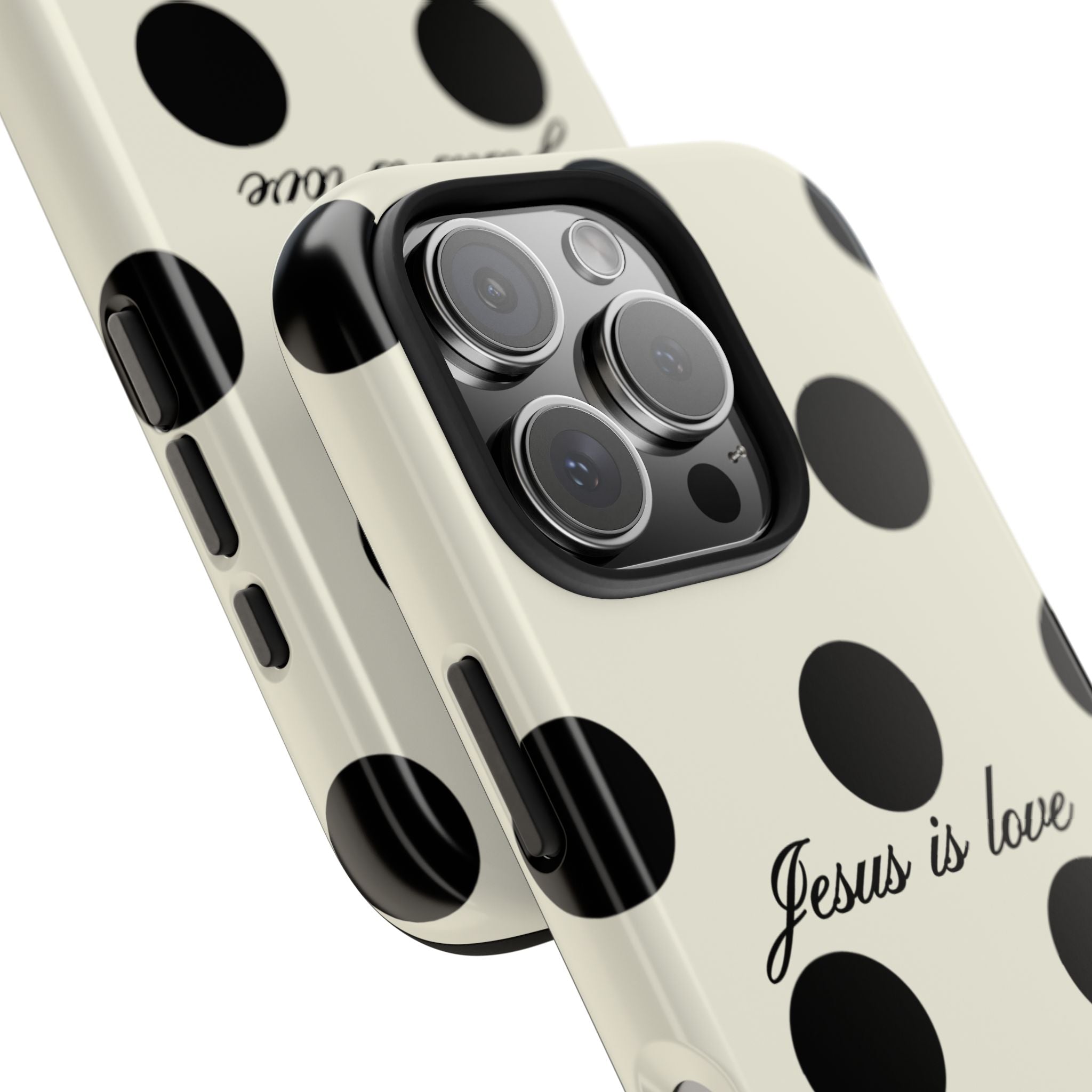 Jesus is love - poka dot