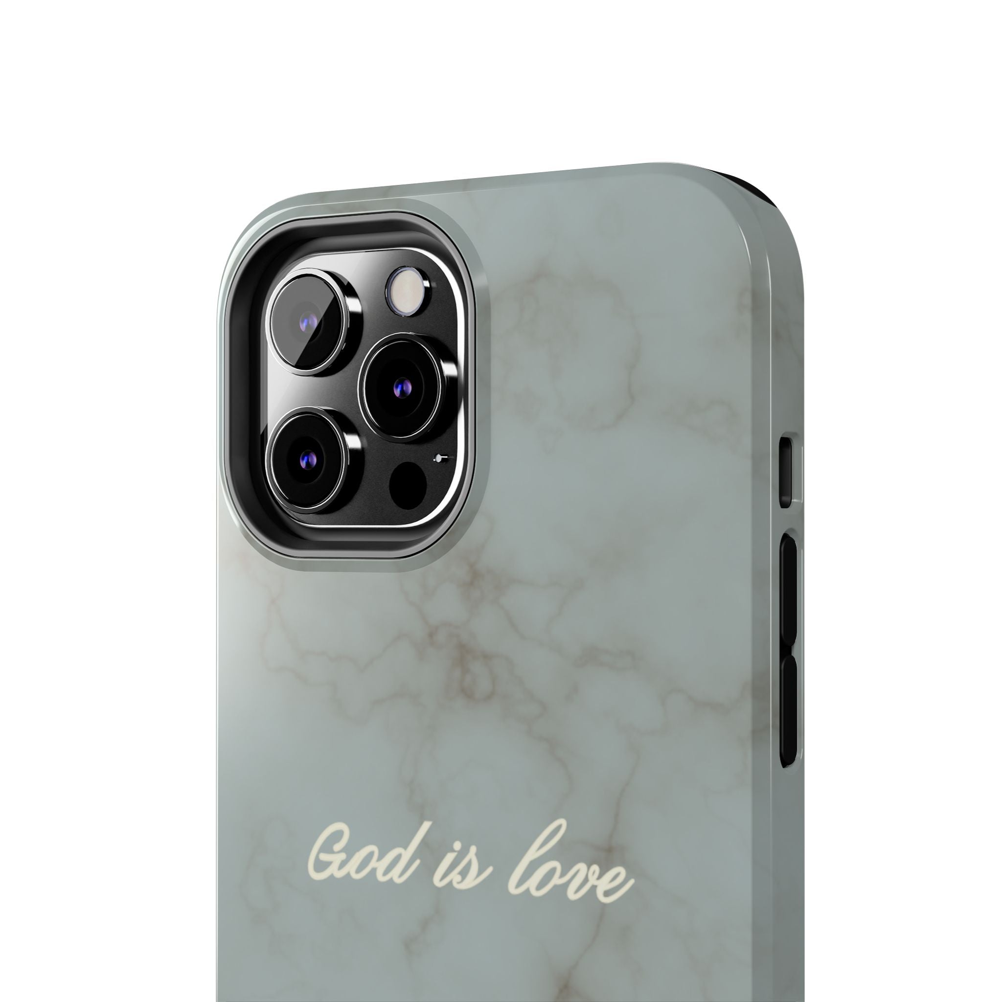God is love - blue marble