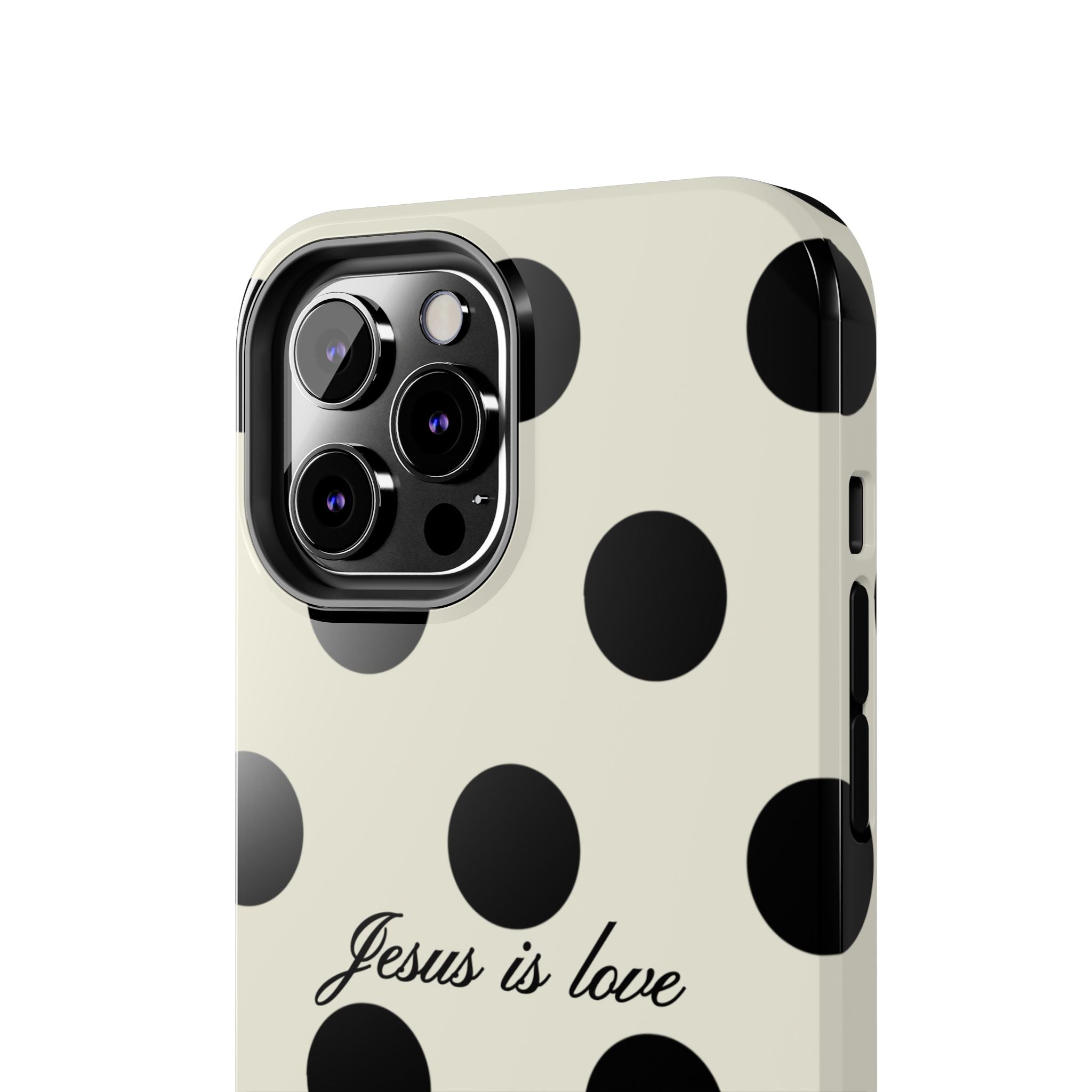 Jesus is love - poka dot