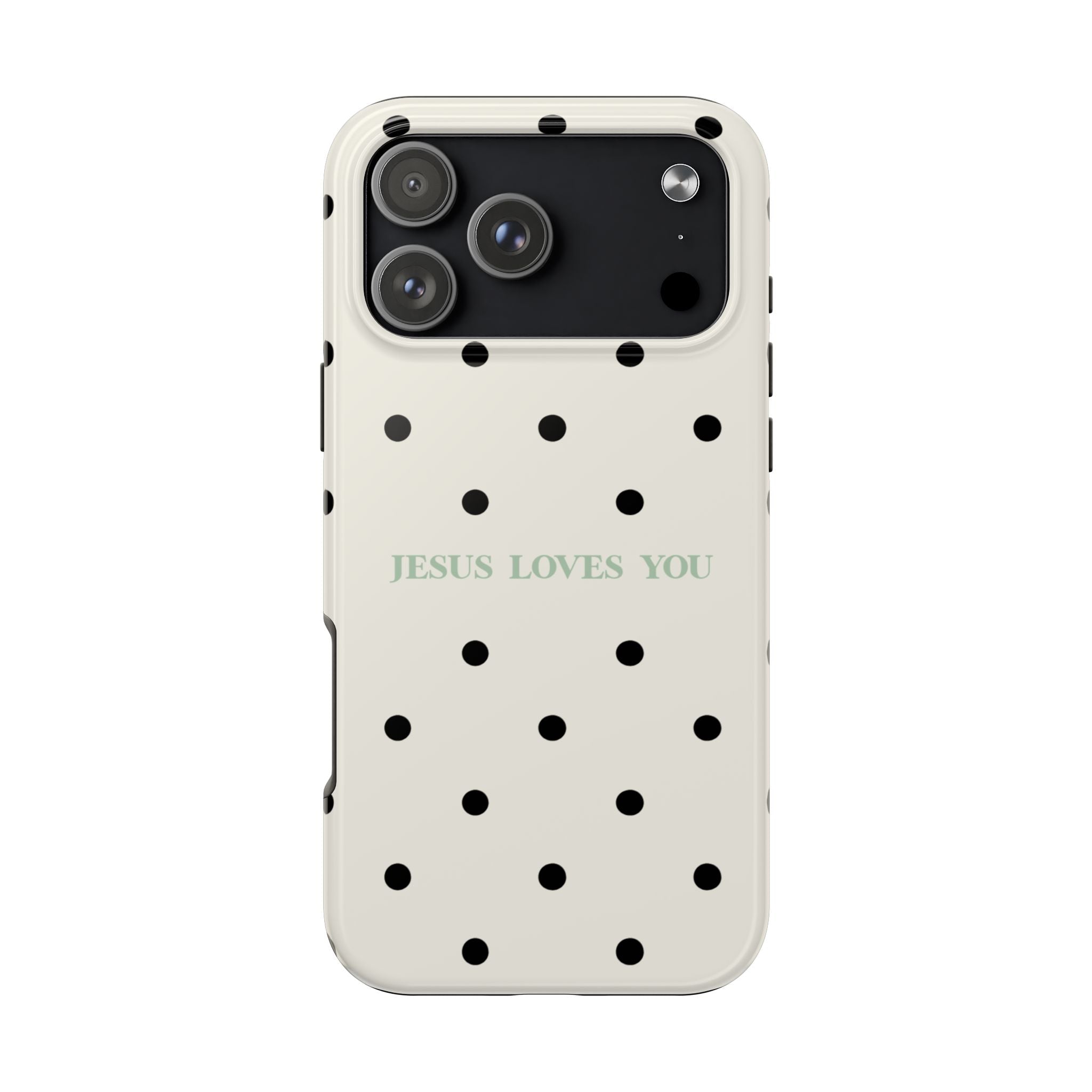 Jesus loves you - poka dots