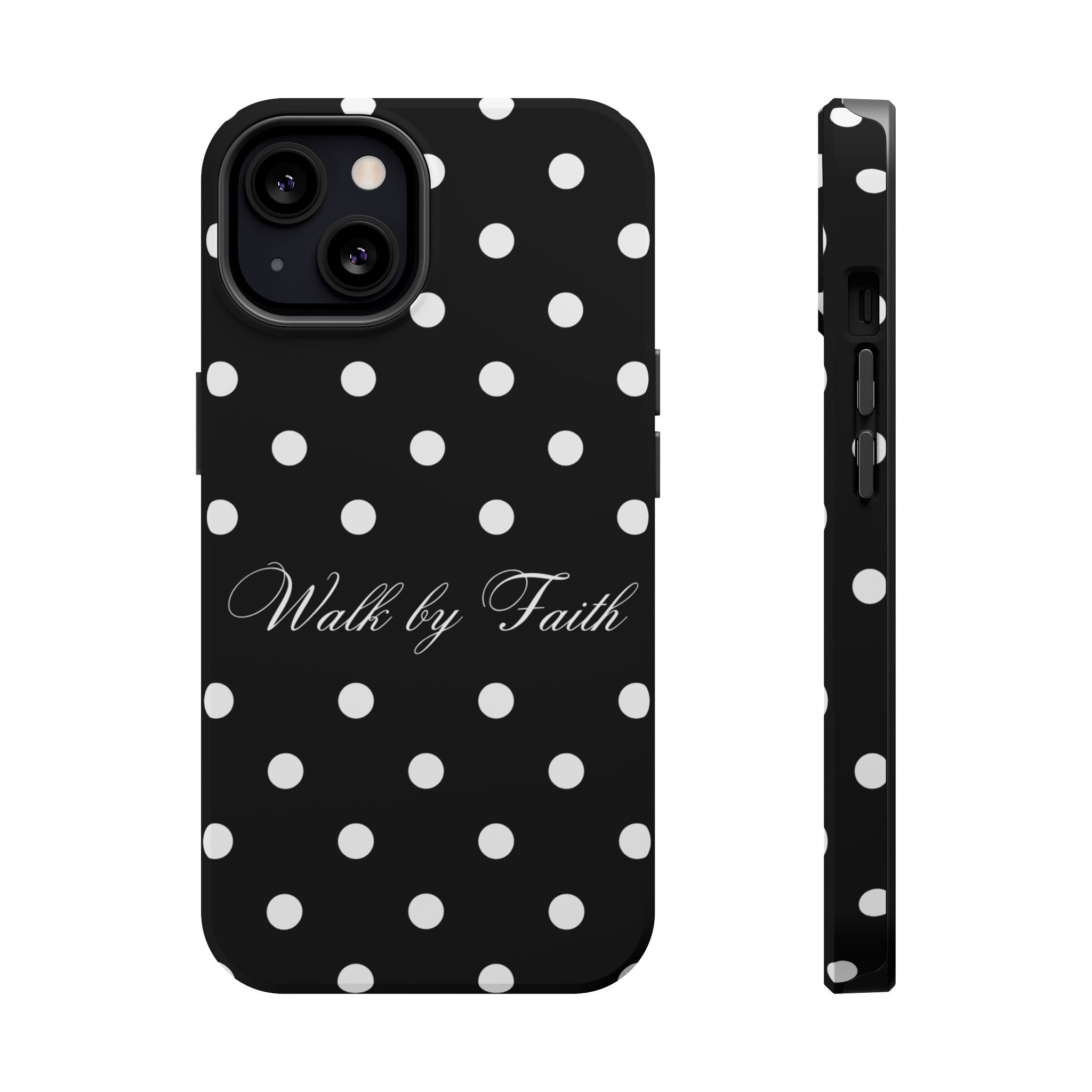 Walk by Faith in Black Magsafe