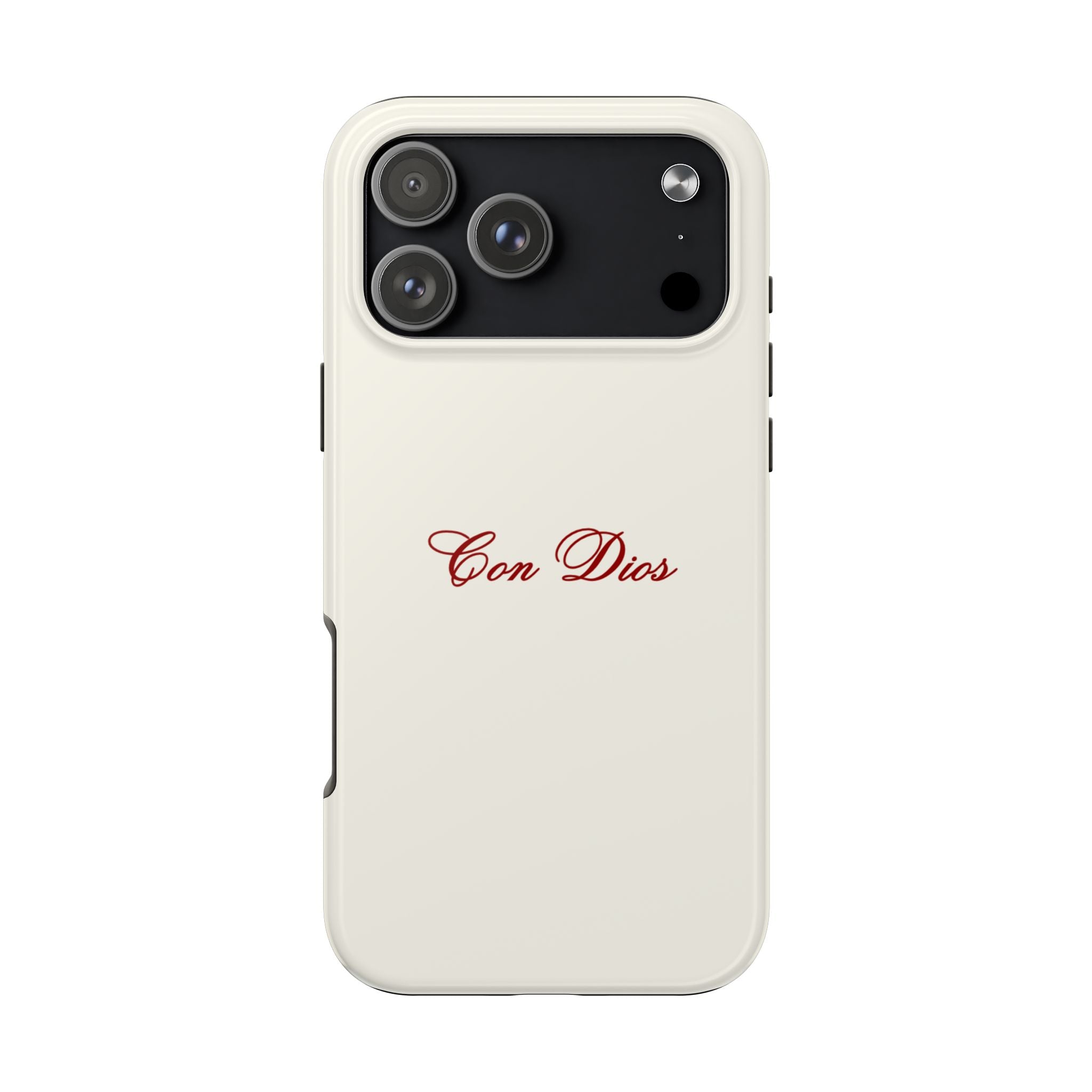 Con Dios in Creamy Red