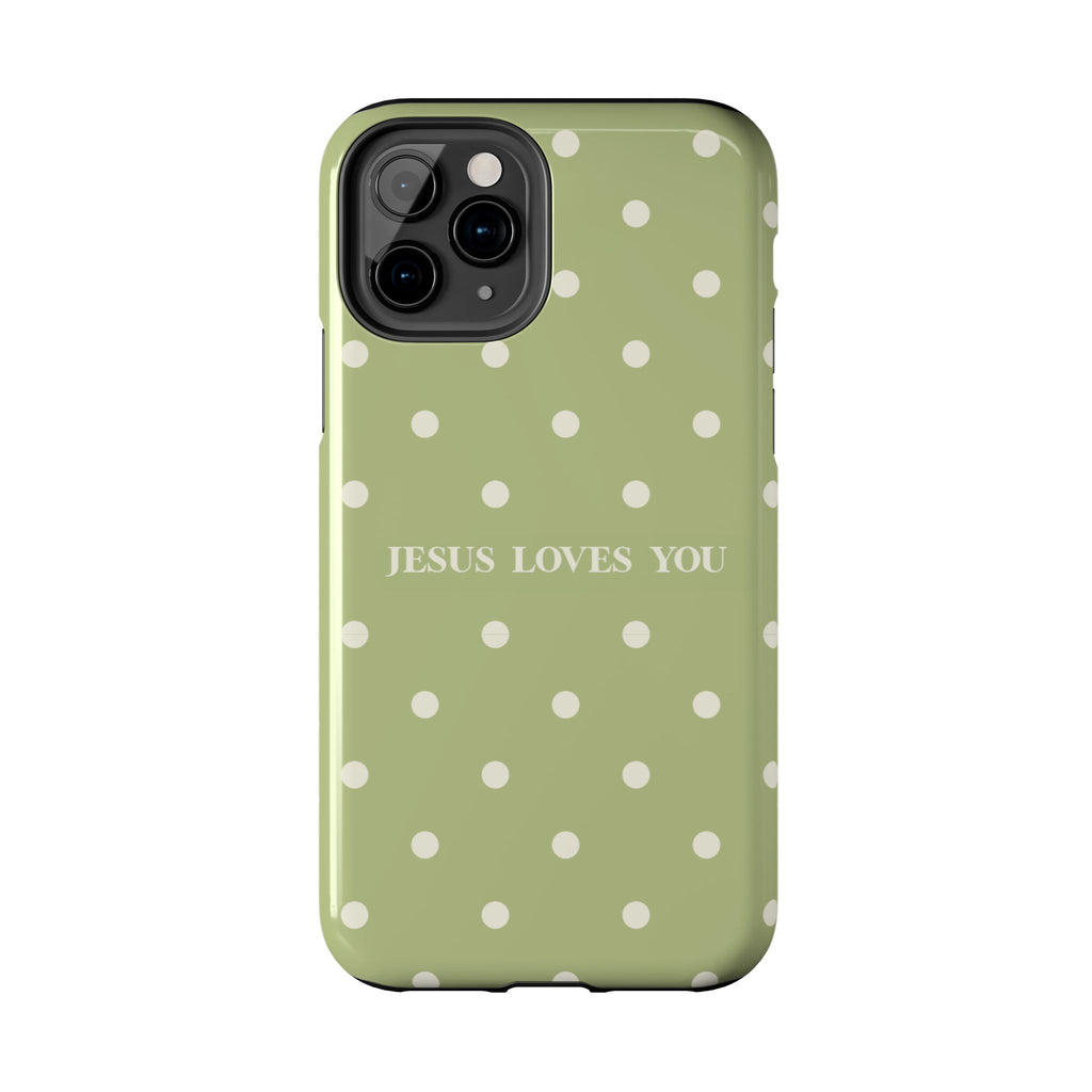 Jesus loves you - greenie
