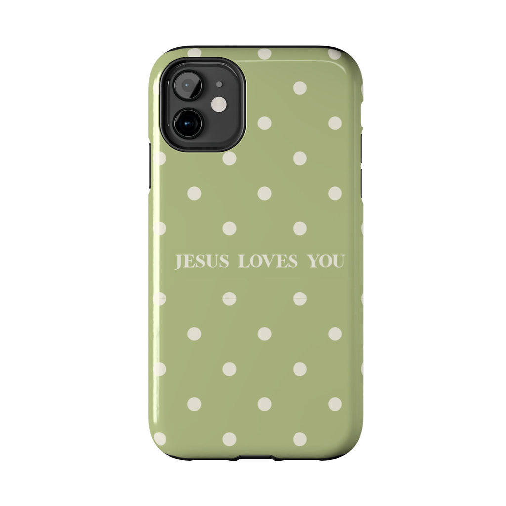 Jesus loves you - greenie