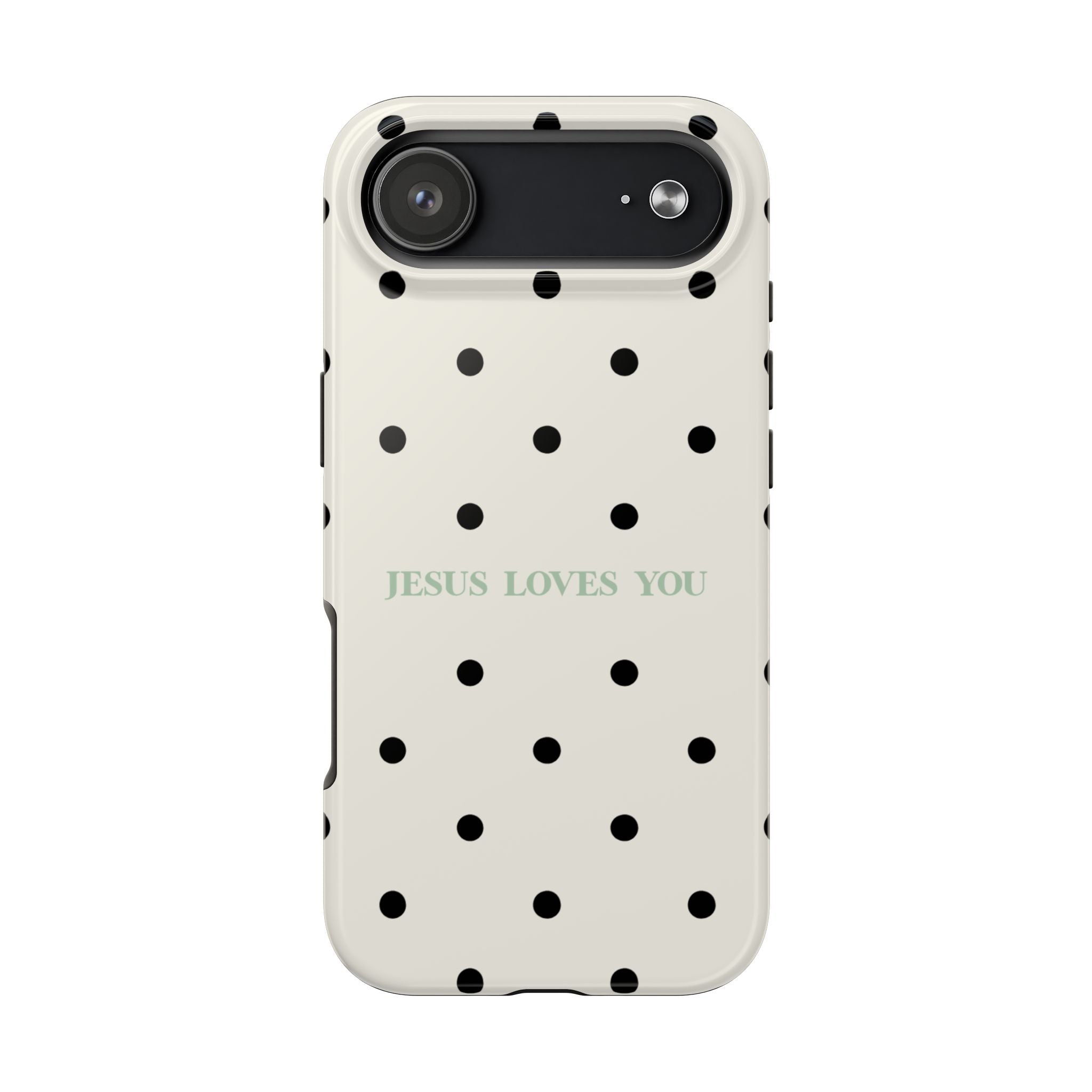 Jesus loves you - poka dots