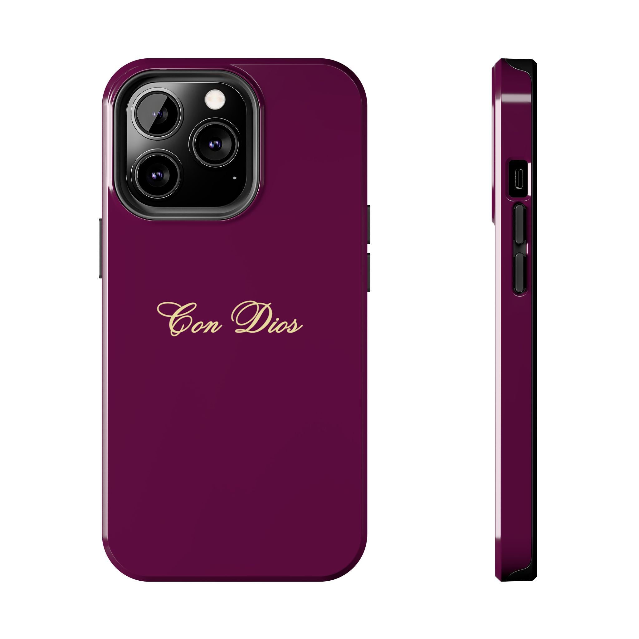 Con Dios in Plum