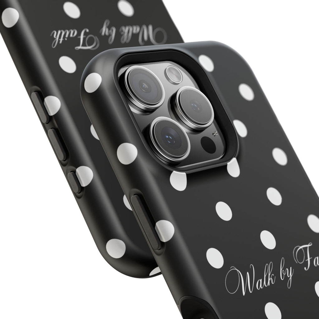 Walk by Faith in Black Magsafe