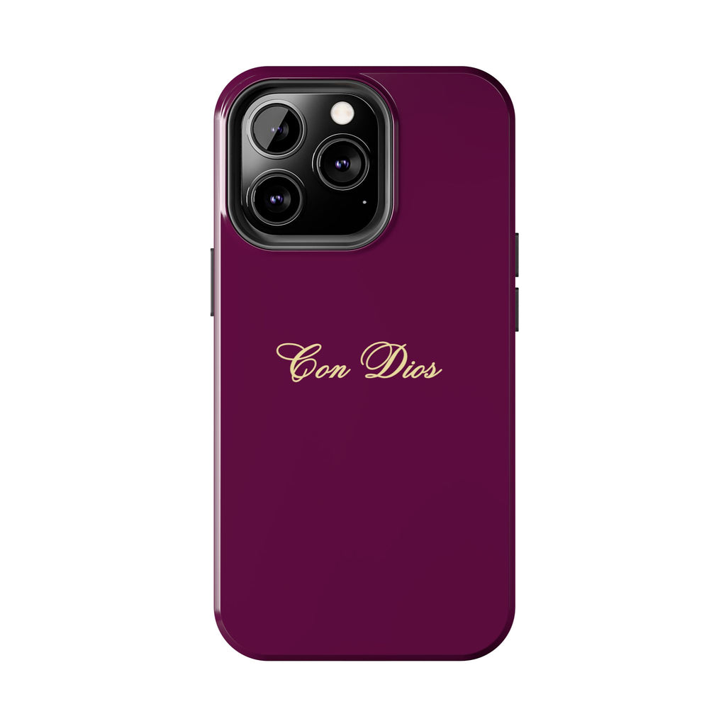 Con Dios in Plum