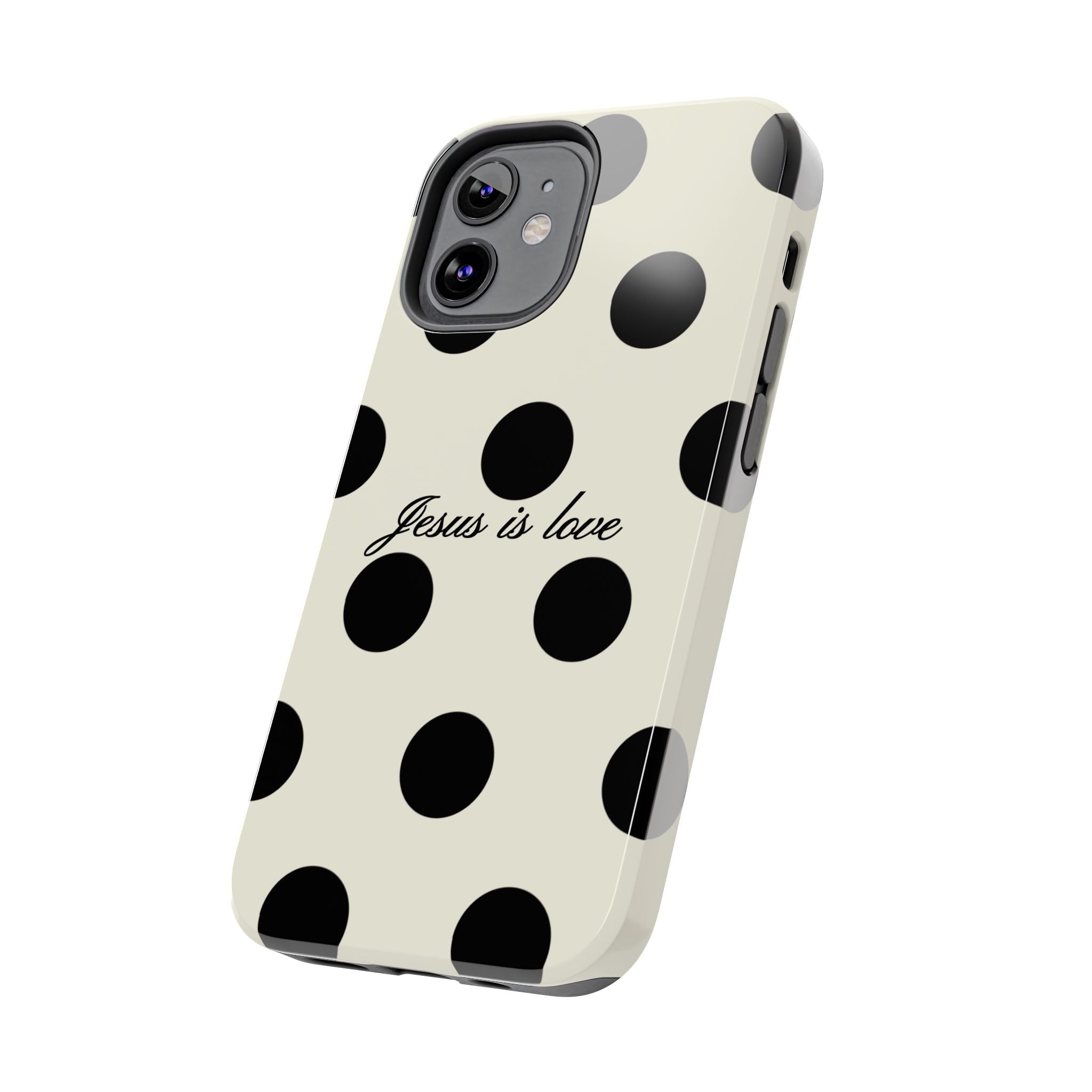 Jesus is love - poka dot