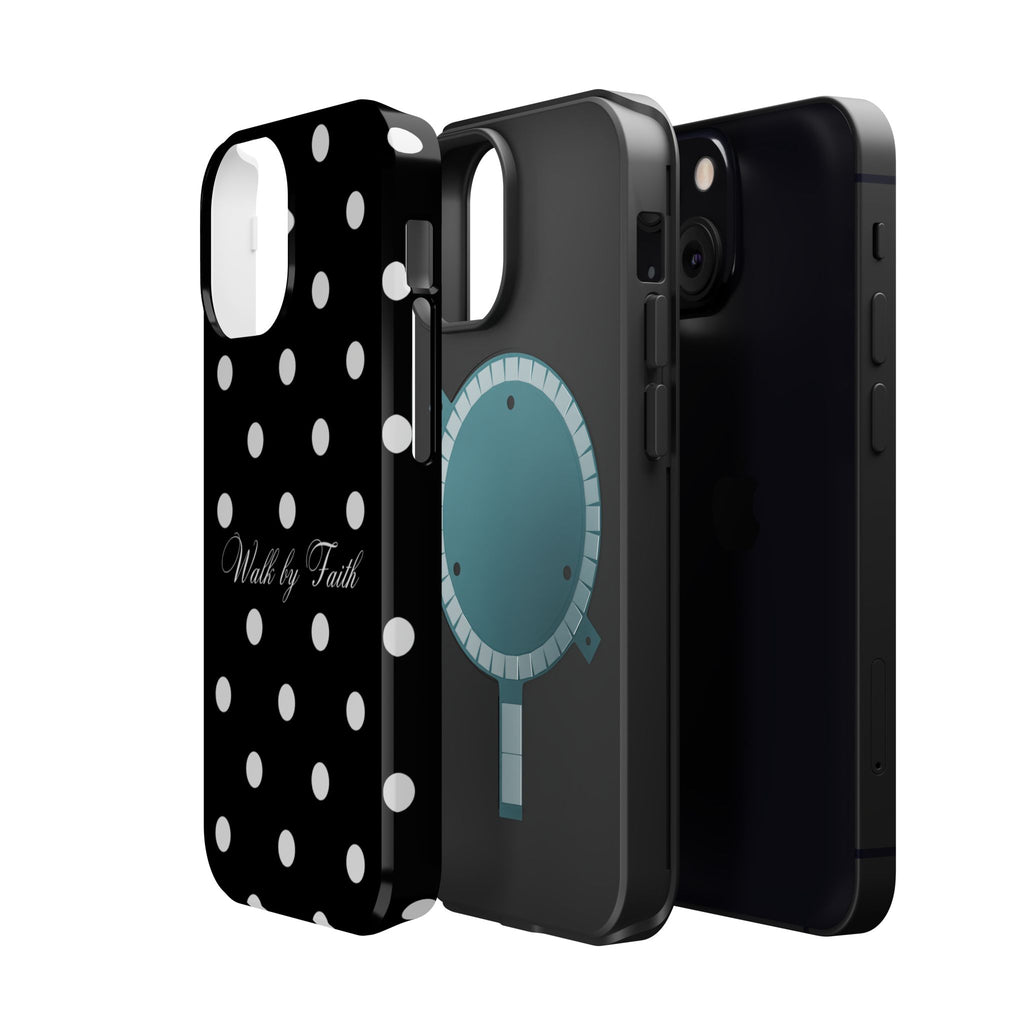 Walk by Faith in Black Magsafe